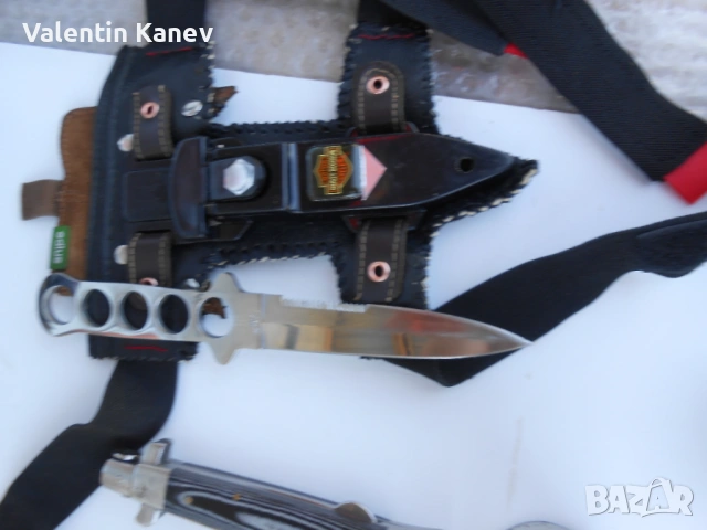 Harley -кожен калъф с ножче., снимка 2 - Аксесоари и консумативи - 53420779