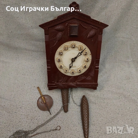 Стар Руски Стенен Часовник с Кукувица Маяк, снимка 12 - Антикварни и старинни предмети - 52576025