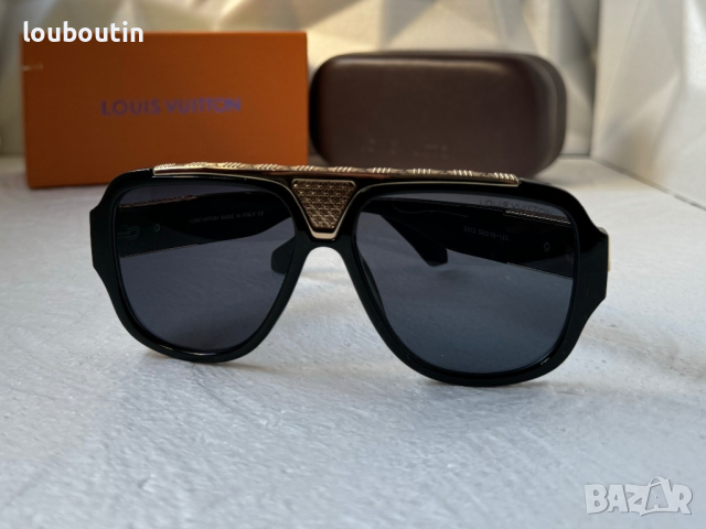 Louis Vuitton висок клас 1:1 мъжки слънчеви очила, снимка 4 - Слънчеви и диоптрични очила - 44827608