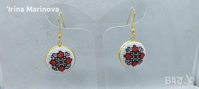 Обеци с шевица, снимка 1