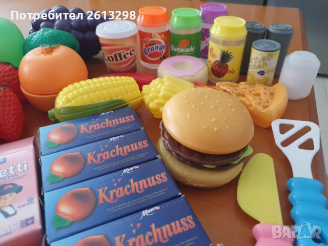 Детски супермаркет сгъваема кощница + продукти, снимка 6 - Играчки за стая - 41979941