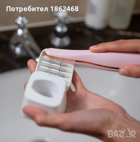 Уред за обезкосмяване, бръснене и дермапланинг DermaQueen Vibra-Sonic, снимка 3 - Козметични уреди - 44727975