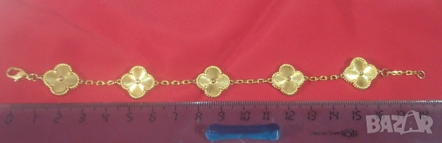 3 гривни с детелини стил Van Cleef с и без камъни, снимка 11 - Гривни - 53366768