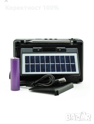 Качественно соларно радио с блутут (радио сьс солар соларно зареждане), снимка 6 - Други стоки за дома - 40641535