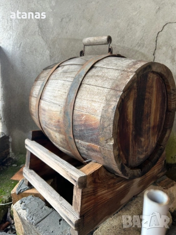 Буре с стойка, снимка 4 - Антикварни и старинни предмети - 53219143