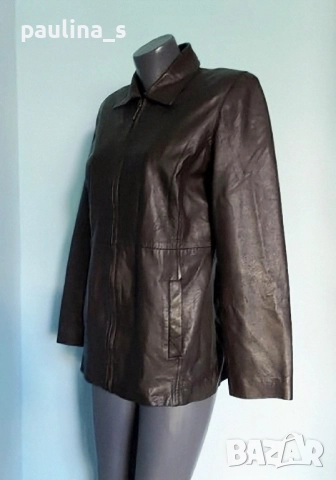 Естествена кожа / Два различни броя / Кафяво марково сако и яке "Bonita" и "Style & Co" , снимка 14 - Сака - 44779253