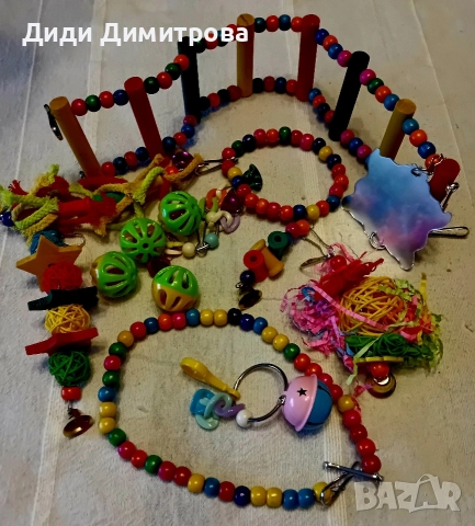 Играчки за папагали , снимка 2 - Папагали - 52578482