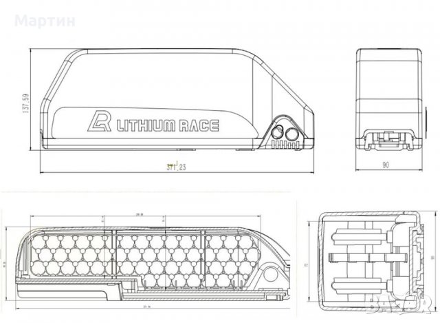 Кутия за батерии HaiLong, снимка 4 - Части за велосипеди - 39222048