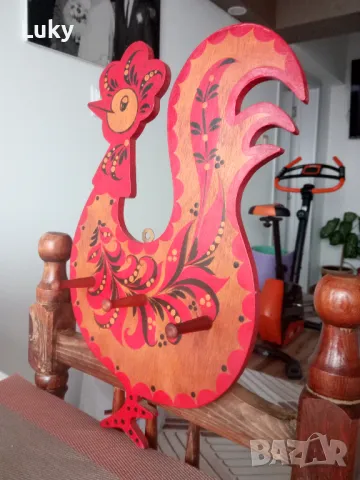 Прекрасна ,старинна закачалка., снимка 2 - Антикварни и старинни предмети - 49001565