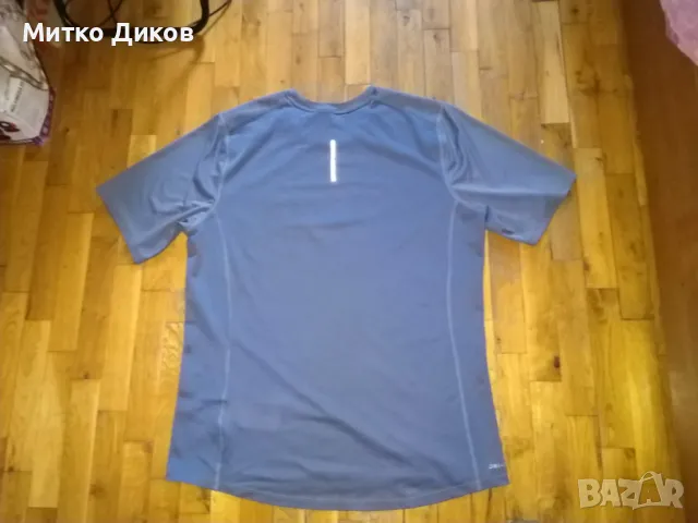 Тениска маркова на Найк размер Л сива отлична, снимка 7 - Тениски - 49156909