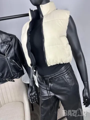 MANGO двулицев къс елек / грейка , снимка 2 - Елеци - 49525040