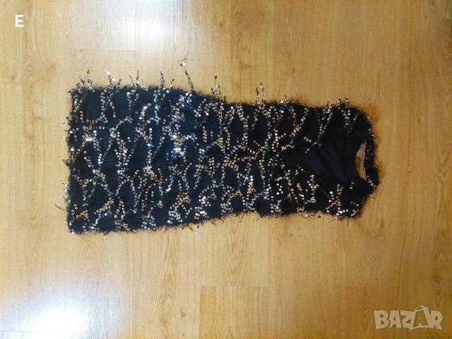 Дамска черна рокля., снимка 2 - Рокли - 53306786