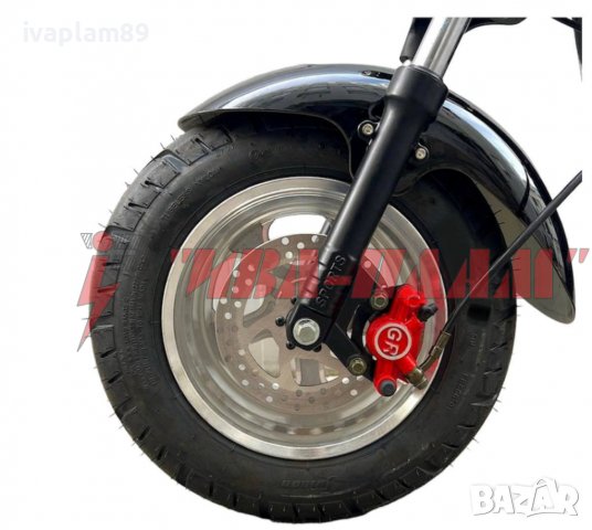 Електрически скутер ’Harley’-3000W,60V,22aH+Преносима батерия+Bluetooth+Аларма+ЛИЗИНГ, снимка 7 - Мотоциклети и мототехника - 39497463