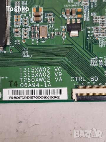 TCON BOARD T260XW02 VA 06A94-1A, снимка 2 - Части и Платки - 42626064