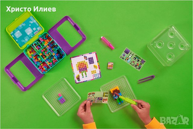 PIXO BITZ Кубчета за моделиране Студио Креативен Творчески 3D Комплект, снимка 6 - Образователни игри - 39292709