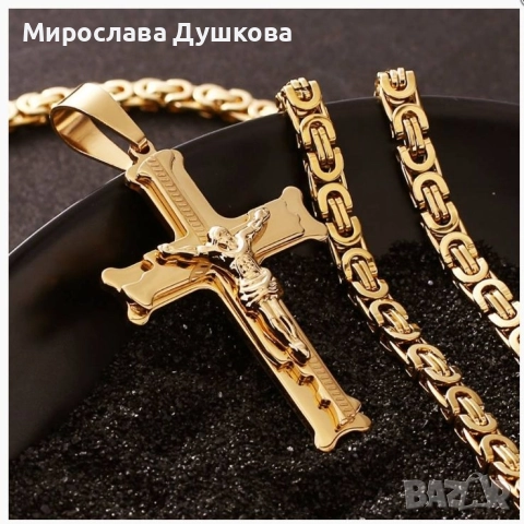 комплект от медицинска стомана, снимка 3 - Бижутерийни комплекти - 52851182