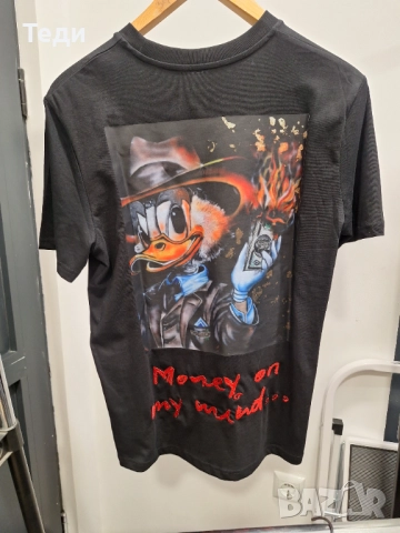 Мъжки и дамски тениски с бродерия и принт, снимка 2 - Тениски - 52797269