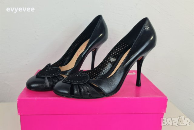 Естествена кожа дамски обувки на ток FORNARINA, снимка 12 - Дамски елегантни обувки - 40920515