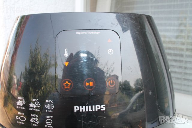 Еър фрайър ''Philips rapid HD 9240 Air Techology'', снимка 3 - Фритюрници - 41340778