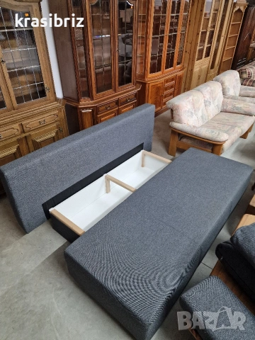 Разтегателен Диван.../Клик Клак/...с Ракла -внос от Германия!, снимка 5 - Дивани и мека мебел - 53563625