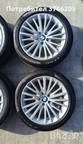 19ки джанти 5х120 BMW Style 399 с летни гуми Pirelli, снимка 2 - Гуми и джанти - 52571825