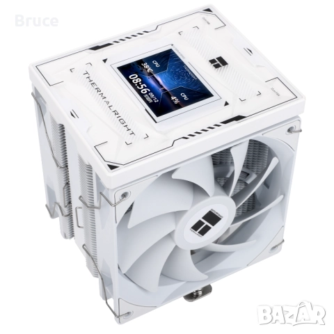 Охлаждане THERMALRIGHT BURST ASSASSIN 120 VISION, 2.4 дисплей, бяло