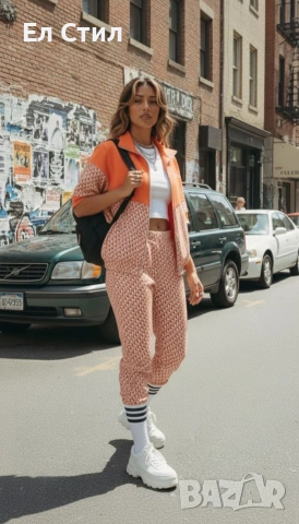 #дамски #комплект ✨🔥🔥🔥 👍 ✨𝗣𝗿𝗶𝗰e :26€ ✨𝗦ı𝘇𝗲: S M L XL XXL XXXL 📌6 бр, снимка 7 - Спортни екипи - 53697660