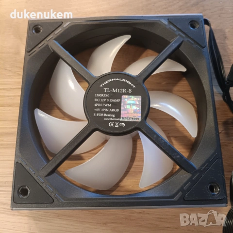 ARGB вентилатор TL-M12R-S 120 mm – PWM, тих, снимка 8 - Други - 53256903