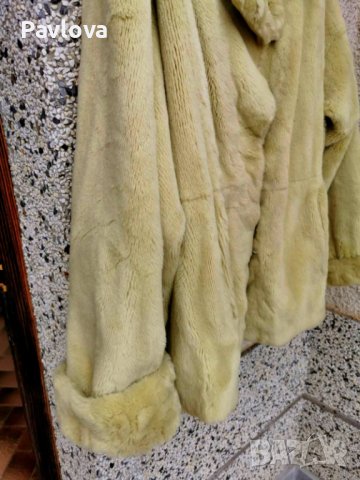 Палто  цвят  бледо резидав   палтото е  обличано, снимка 2 - Палта, манта - 39364545