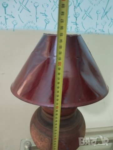 Стара настолна лампа, снимка 5 - Настолни лампи - 41891421