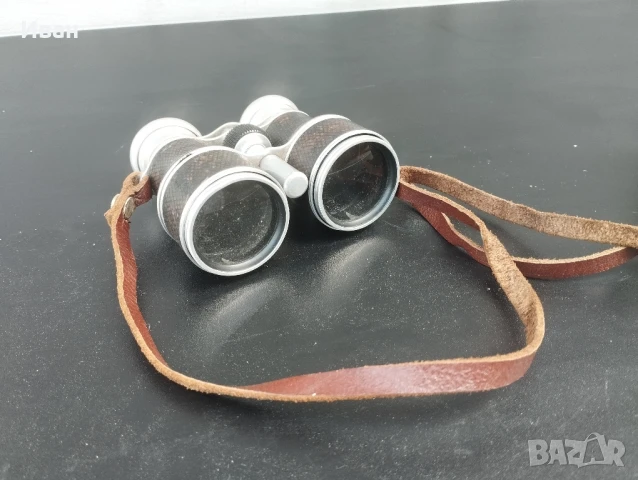 Антикварен немски бинокъл Gebrüder Roettig, снимка 7 - Антикварни и старинни предмети - 51062001