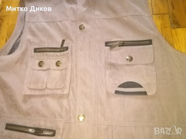Миан марков японски елек размер ХЛ с много джобове нов, снимка 6 - Якета - 40901513
