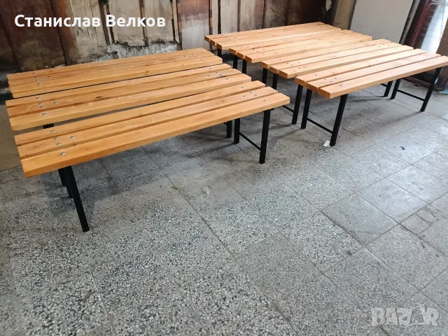 Пейка без облегалка., снимка 4 - Градински мебели, декорация  - 55971664