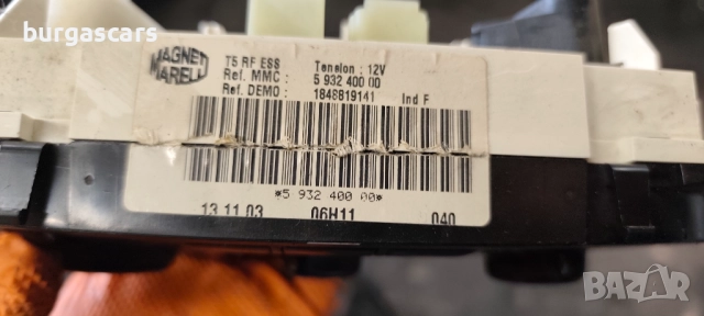 Панел управление климатик 5 932 400 00 Peugeot 307 - 40лв, снимка 3 - Части - 52090241