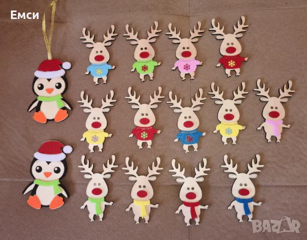 коледни топки ,висулки ,играчки за елха,дърво,персонализирали, снимка 15 - Коледни подаръци - 48122447