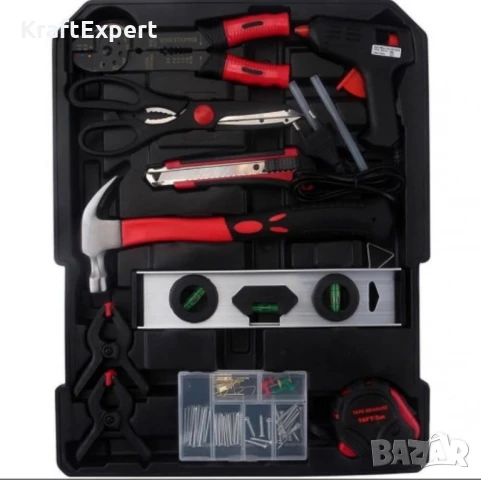 Куфар с инструменти 499 части KraftWorld – тресчотка, ключове, отвертки, клещи, снимка 12 - Куфари с инструменти - 50474059