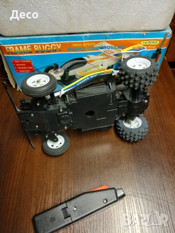 Стара 90те радио управляема кола,бъги., снимка 6 - Колекции - 53834623