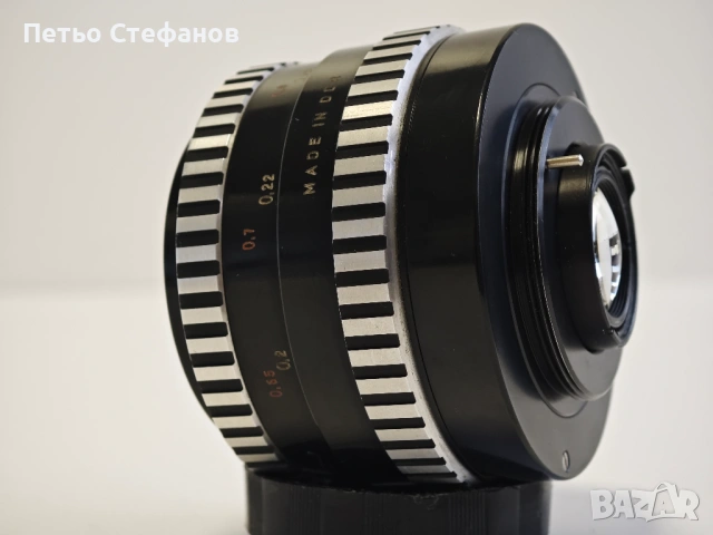 обектив Carl Zeiss Jena Flektogon 35mm f/2.8 M42, снимка 3 - Обективи и филтри - 53328660