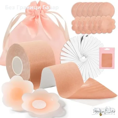 Нова Лента за бюст и повдигане, капачета за зърна и двустранна лента A-G чашки