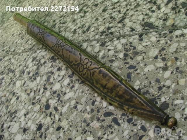 Ятагановиден нож каракулак дамаск-1858г