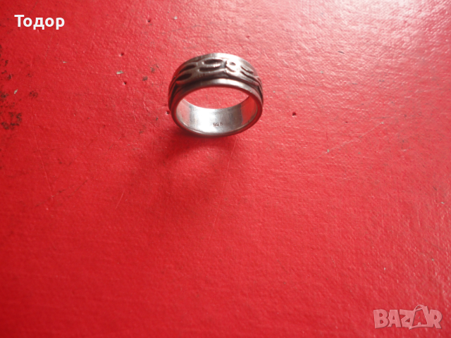 Уникален двоен въртящ сребърен пръстен 925, снимка 6 - Пръстени - 44619625