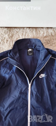 Nike Navy яке горнище размер М, снимка 4 - Спортни дрехи, екипи - 53848129