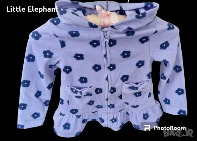 Суитчер с качулка за момиченце на 2-3 год момиченце цветя,колекция"Flowers",Англия/нов