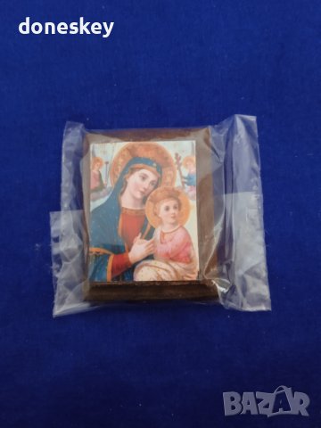Две иконки на Дева Мария, снимка 2 - Български сувенири - 41443369