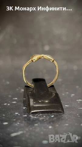 Златен пръстен 14К /585/, снимка 4 - Пръстени - 53636133