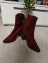 Велурени боти answear бордо дамски, снимка 4