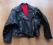 Оригинално дамско кожено рокерско яке размер XL , снимка 3