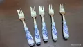 ретро немски вилички с порцелан , снимка 4