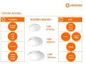 LED плафониера влагозащитена Ledvance Osram, снимка 3