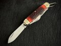 Сгъваем колекционерски ловен нож (Tiger Stripe)., снимка 1 - Ножове - 41224441